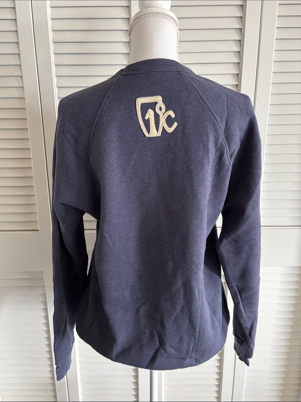 Icelantic Ski Return to Nature Appliqué Heather Blue Women’s Sweatshirt Size M - Picture 3 of 9